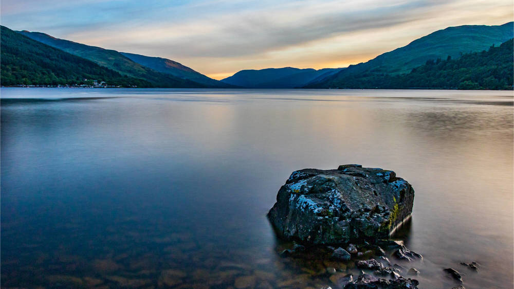 Sunset over St Fillans